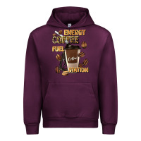 Mauve Wine energy coffee fuel station Urban Hoodie - Artiststas