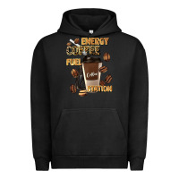 Pigment Black energy coffee fuel station Urban Hoodie - Artiststas