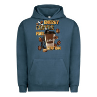 Pigment Midnight Navy energy coffee fuel station Urban Hoodie - Artiststas
