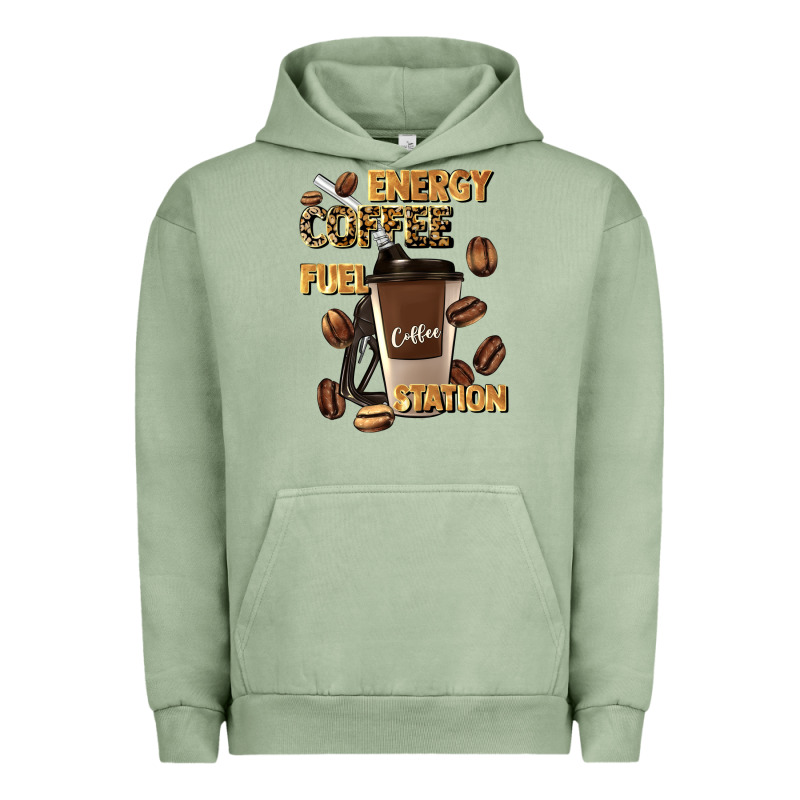 Energy Coffee Fuel Station Urban Hoodie by Artiststas | Teevron