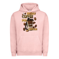 Pigment Salmon energy coffee fuel station Urban Hoodie - Artiststas