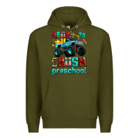 Army Green ready to school crush preschool Premium Hoodie - AdoDesignShop