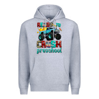 Heather Grey ready to school crush preschool Premium Hoodie - AdoDesignShop