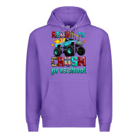 Purple ready to school crush preschool Premium Hoodie - AdoDesignShop