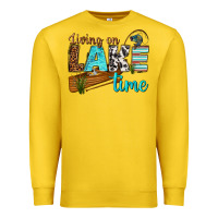 Lemon living on lake time Premium Sweatshirt - texasbilliewilder