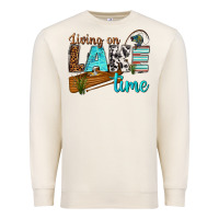 Sandshell living on lake time Premium Sweatshirt - texasbilliewilder