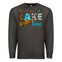 Smoke living on lake time Premium Sweatshirt - texasbilliewilder