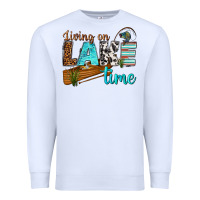 White living on lake time Premium Sweatshirt - texasbilliewilder