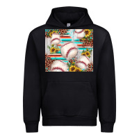 Black baseball leopard sunflower Urban Hoodie - JahusDesignShop