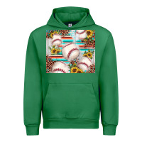 Emerald baseball leopard sunflower Urban Hoodie - JahusDesignShop