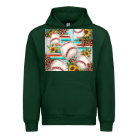 Foreset Green baseball leopard sunflower Urban Hoodie - JahusDesignShop