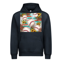 Navy baseball leopard sunflower Urban Hoodie - JahusDesignShop