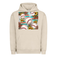 Pigment French Oak baseball leopard sunflower Urban Hoodie - JahusDesignShop