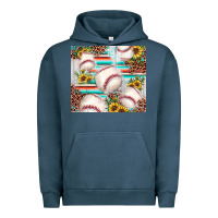 Pigment Midnight Navy baseball leopard sunflower Urban Hoodie - JahusDesignShop