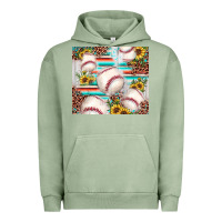Pigment Oil Green baseball leopard sunflower Urban Hoodie - JahusDesignShop