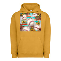 Pigment Peanut Butter baseball leopard sunflower Urban Hoodie - JahusDesignShop