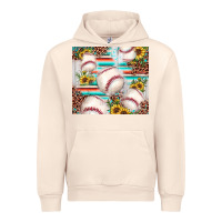Sandshell baseball leopard sunflower Urban Hoodie - JahusDesignShop
