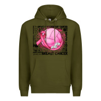 Army Green breast cancer volleyball Premium Hoodie - JahusDesignShop