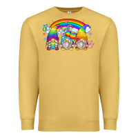 Antique Gold lgbt gnomes Premium Sweatshirt - Zillion Design Studio
