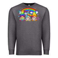 Charcoal Heather lgbt gnomes Premium Sweatshirt - Zillion Design Studio