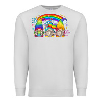 Dove Grey lgbt gnomes Premium Sweatshirt - Zillion Design Studio