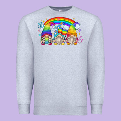 Lgbt Gnomes Premium Sweatshirt Designed By Zillion Design Studio