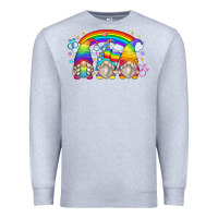 Heather Grey lgbt gnomes Premium Sweatshirt - Zillion Design Studio