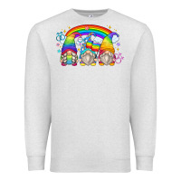 Oatmeal Heather lgbt gnomes Premium Sweatshirt - Zillion Design Studio