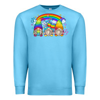 Ocean Blue lgbt gnomes Premium Sweatshirt - Zillion Design Studio