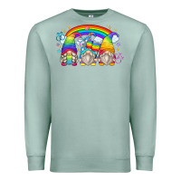 Seafoam lgbt gnomes Premium Sweatshirt - Zillion Design Studio