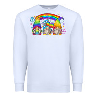 White lgbt gnomes Premium Sweatshirt - Zillion Design Studio