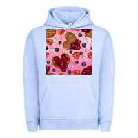 Pigment Grape Ice valentines day waffles seamless pattern Urban Hoodie - BundleAndBundleShop