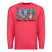 Cardinal jesus is my anchor gnomes Premium Sweatshirt - Zillion Design Studio