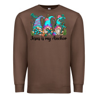 Chestnut jesus is my anchor gnomes Premium Sweatshirt - Zillion Design Studio