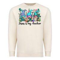 Sandshell jesus is my anchor gnomes Premium Sweatshirt - Zillion Design Studio