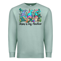 Seafoam jesus is my anchor gnomes Premium Sweatshirt - Zillion Design Studio