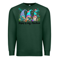Sports Green jesus is my anchor gnomes Premium Sweatshirt - Zillion Design Studio