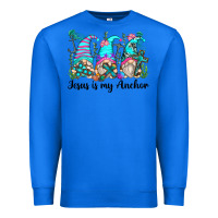 True Royal jesus is my anchor gnomes Premium Sweatshirt - Zillion Design Studio