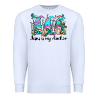 White jesus is my anchor gnomes Premium Sweatshirt - Zillion Design Studio