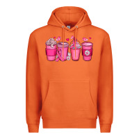 Carrot breast cancer coffee cups Premium Hoodie - JahusDesignShop