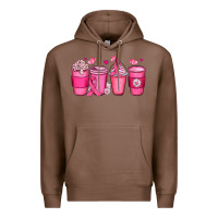 Chestnut breast cancer coffee cups Premium Hoodie - JahusDesignShop