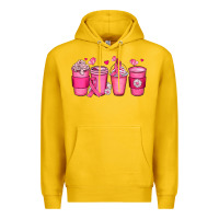 Lemon breast cancer coffee cups Premium Hoodie - JahusDesignShop