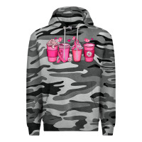 Slate Camo breast cancer coffee cups Premium Hoodie - JahusDesignShop