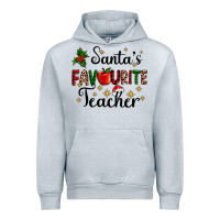Heather Grey santas favourite teacher Urban Hoodie - AdoDesignShop