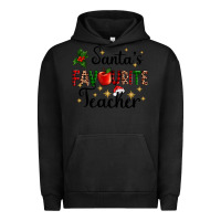 Pigment Black santas favourite teacher Urban Hoodie - AdoDesignShop