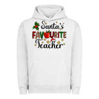 Pigment Lunar Rock santas favourite teacher Urban Hoodie - AdoDesignShop
