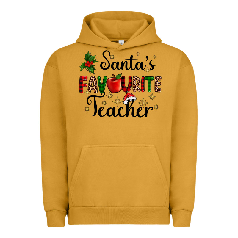 Santas Favourite Teacher Urban Hoodie by AdoDesignShop | Teevron