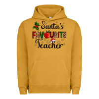 Pigment Peanut Butter santas favourite teacher Urban Hoodie - AdoDesignShop