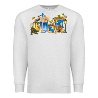Oatmeal Heather louisiana coffee cups Premium Sweatshirt - texasbilliewilder