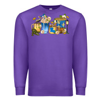 Purple louisiana coffee cups Premium Sweatshirt - texasbilliewilder